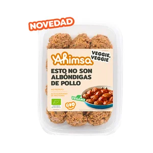 AHIMSA Albóndigas de seitán con sabor a pollo AHIMSA 210 g.