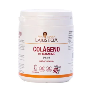 ANA MARIA LAJUSTICIA® Colágeno con magensio en polvo, de fácil disolución y sabor neutro 350 g.