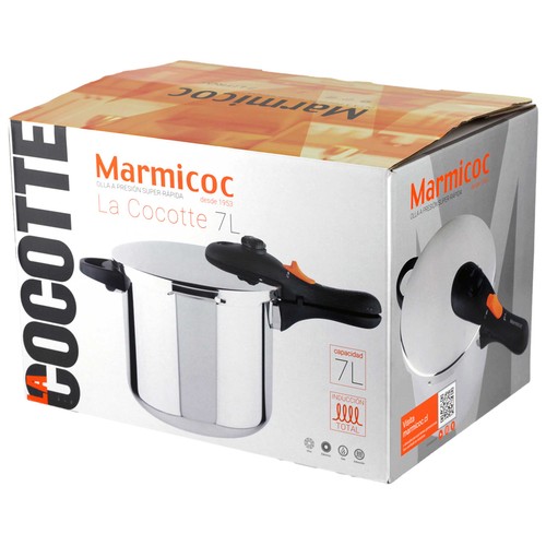 Olla a presión súper rápida 7l La Cocotte de acero inoxidable, MARMICOC