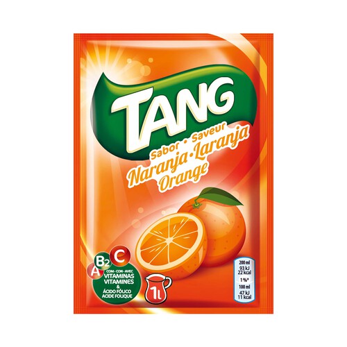 TANG Bebida de naranja en polvo 30 gr,