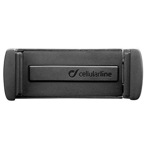 Soporte compacto de coche para Teléfono móvil/smartphone, color negro, CELLULAR LINE.