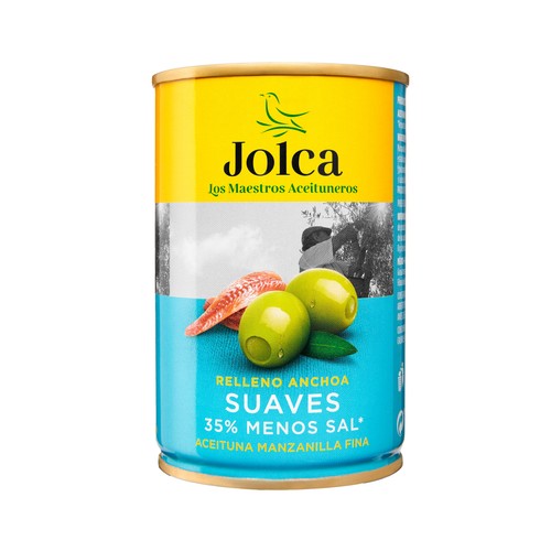JOLCA Aceituna rellena de anchoa suave 130 g.