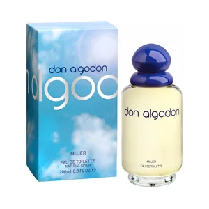 DON ALGODÓN Eau de toilette (colonia) para mujer con vaporizador en spray 200 ml.