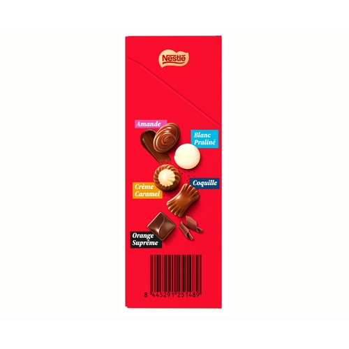 NESTLÉ Bombones caja roja 143 g.