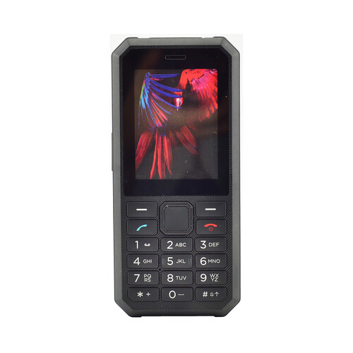 QILIVE 886339 rugerizado, pantalla 6cm (2.4’’), Dual-Sim, Bluetooth, cámara, manos libres, linterna, IP68.