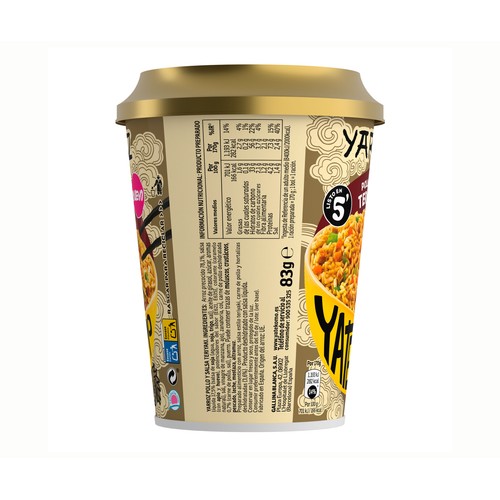 YATEKOMO Yarroz de pollo con salsa teriyaki yatekomo 84 g.