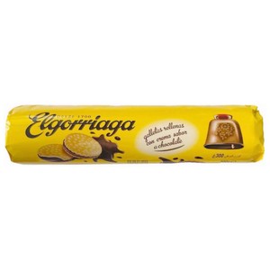 Galleta rellena de chocolate 300 g.