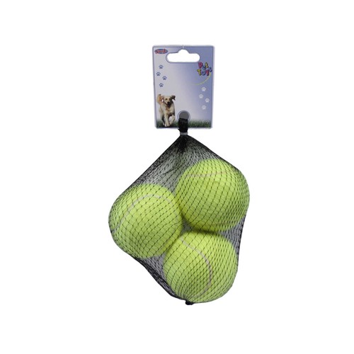 SANDIMAS Pelota de tenis pequeña para perros SANDIMAS 3 uds