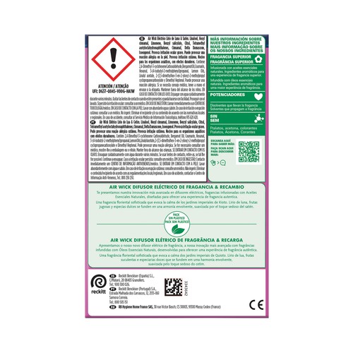 AIR WICK Ambientador eléctrico Kioto Air - 19ml.