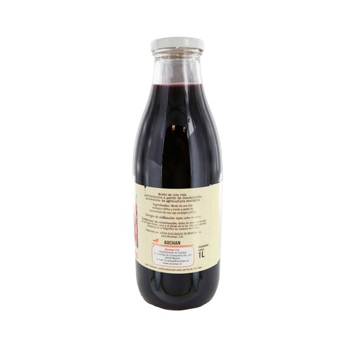 PRODUCTO ALCAMPO Bio Zumo de uva roja procedente de agricultura ecológica bote 1 l.