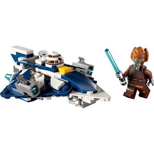 LEGO Star Wars Microfighter: Caza Estelar Jedi de Plo Koon 75400, 89 piezas, +6 años.