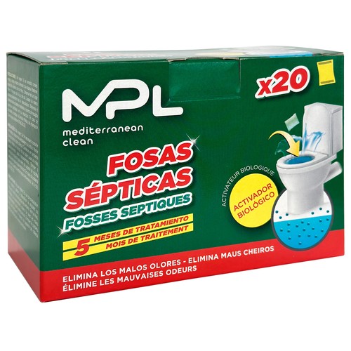MPL Limpiador WC fosas sépticas 400 g.