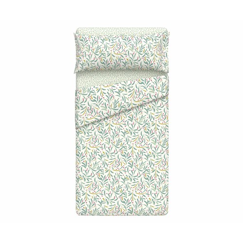 Juego de sábanas de microfibra para cama de 105 cm, ACTUEL. Modelos surtidos, 1 unidad.