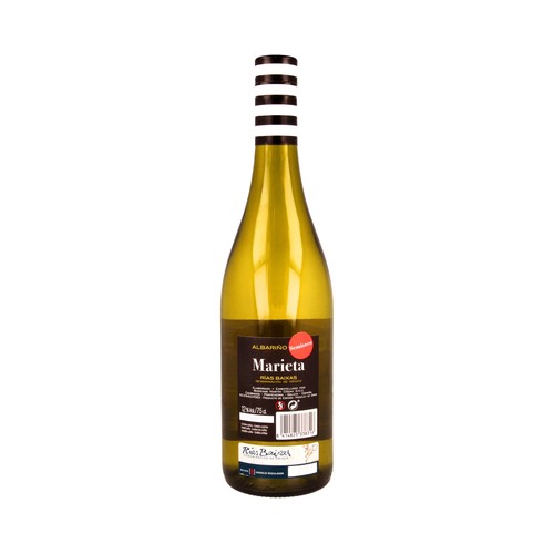 MARIETA Vino blanco con D.O. Rías Baixas botella 75 cl.
