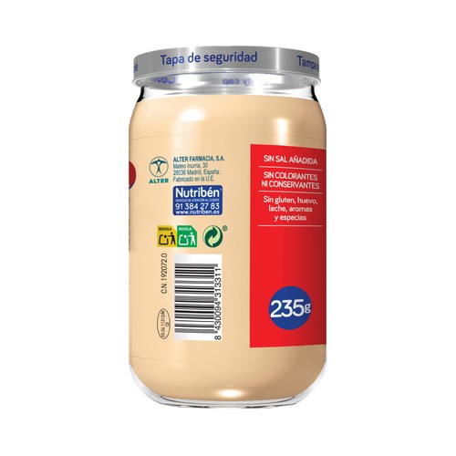 NUTRIBÉN Potitos® de patatitas con pollo a partir de 6 meses 235 g.