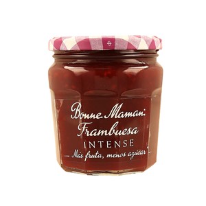 Imagen de BONNE MAMAN Confitura de frambuesa reducida en azúcares 335 g.