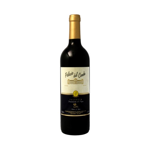 PALACIO DEL CONDE  Vino tinto con D.O. Valencia PALACIO DEL CONDE botella de 75 cl.