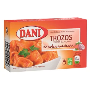 DANI Trozos de potón del Pacífico en salsa americana 68 g.