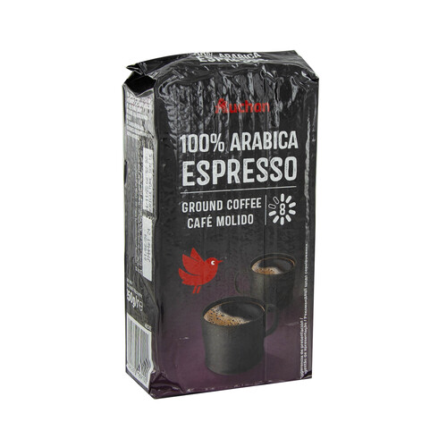 Café molido Arábica Espresso PRODUCTO ALCAMPO 250 g.