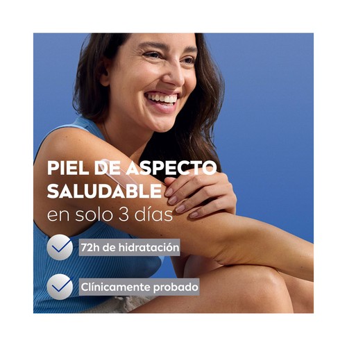 Formulada con 3X más ácido Hialurónico que la fórmula anterior, Sérum de Nutrición Profunda y Aceite de Almendras Natural para ofrecerle a la piel seca o muy seca un efecto 3X más hidratante y 72 horas de hidratación para una piel de aspecto saludable en sólo 3 días.Su textura no grasa hidrata en profundidad y se absorbe rápidamente en la piel. Su compatibilidad con la piel está dermatológicamente probada y su fórmula es vegana sin ingredientes de origen animal.