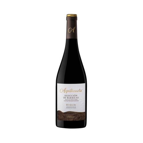AZPILICUETA Selección barrica Vino tinto crianza con D.O. Ca. Rioja botella 75 cl.