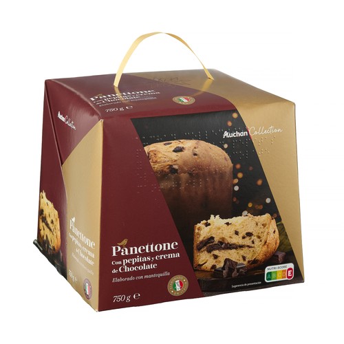 VENDOME Panettone con pepitas y crema de chocolate 750 g.