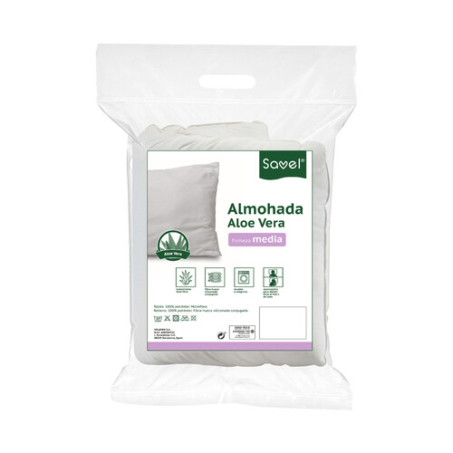 Alcampo Almohada de fibra 150cm firmeza media SAVEL Envío