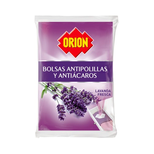 Bolsas antipolillas lavanda fresca ORION 20 uds.