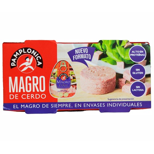 PAMPLONICA Magro de cerdo 2 x 70 g.