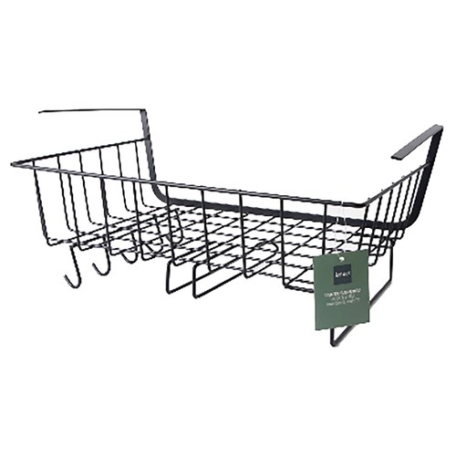 Cesta colgante de hierro para armarios, ALCAMPO.