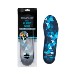 Plantillas resistentes ACHUCHONAS Memory Work, antifatiga, transpirables, Talla 36/40.