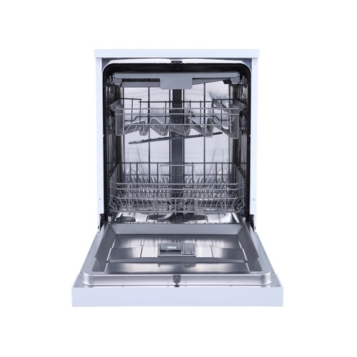 Lavavajillas HISENSE HS623D10W, capacidad: 14 servicios, clasificación energética: D, H: 84,5cm, A: 59,8cm, F: 60cm.