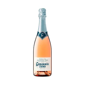 CODORNIU Zero Vino rosado espumoso 0% alcohol botella 75 cl.