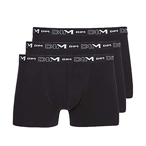Pack 3 boxer DIM, color negro, talla M