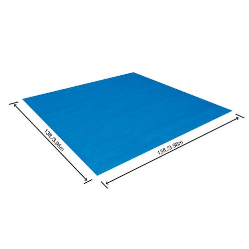 Tapiz de suelo para piscinas desmontable 396x396 cm, BESTWAY.