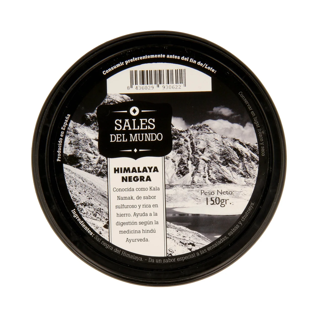 Sal negra del Himalaya 150 g.