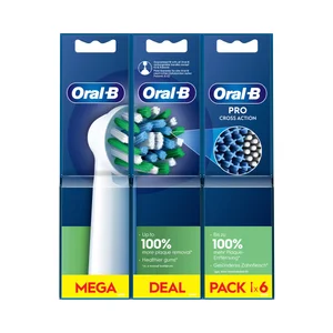 ORAL-B Pro cross action Recambios para cepillo eléctrico 6 uds.