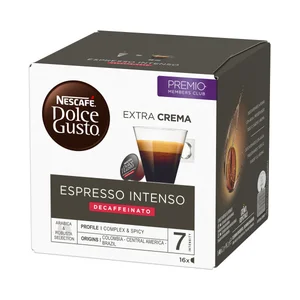 DOLCE GUSTO Café en cápsulas descafeinado Espresso I7, 16 uds.