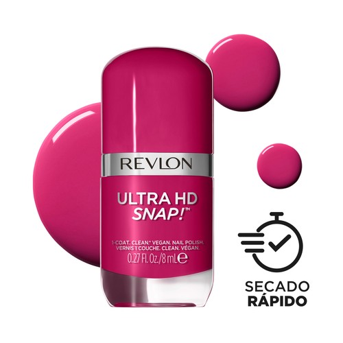 REVLON Ultra hd snap! tono 029 Berry blissed Esmalte de uñas de secado rápido.