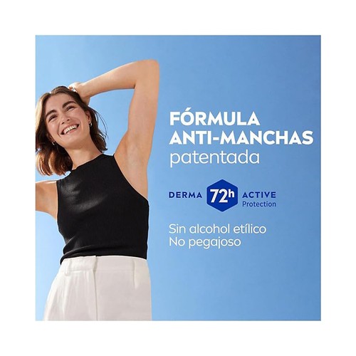 NIVEA Black & white invisible clean Desodorante en stick para mujer, antitranspirante 72 horas 50 ml.