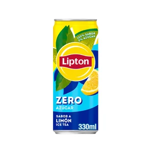 LIPTON Bebida de té al limón lata de 33 cl.