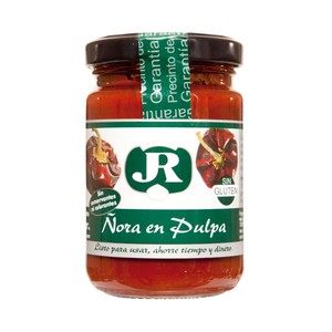 JR Ñoras en pulpa JR frasco de 135 gramos.