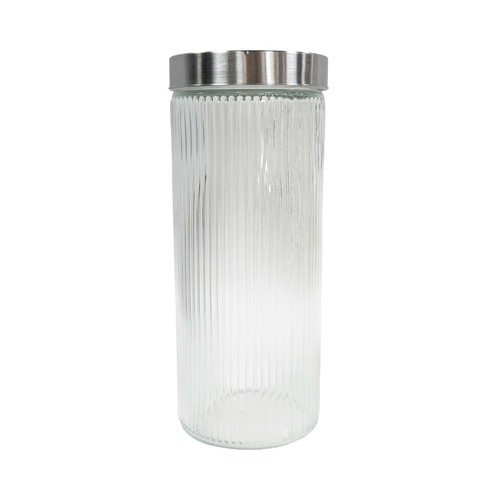 Tarro 2100ml cristal, con tapa metálica. P&P