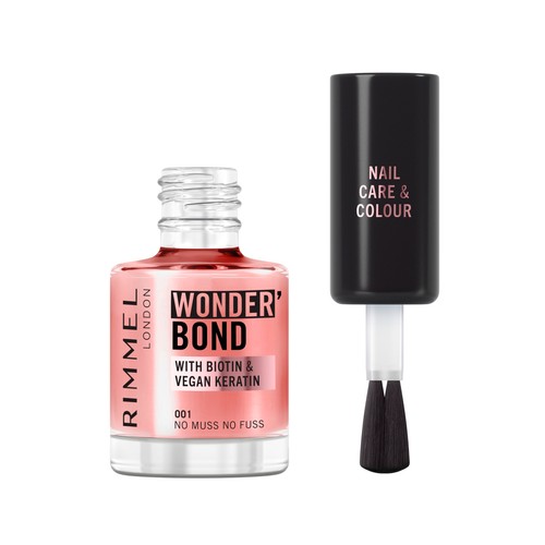 RIMMEL Wonder bond tono 001 No muss no fuss Esmalte de uñas.