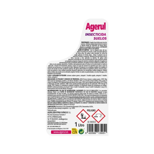 AGERUL Fregasuelos insecticida 1L