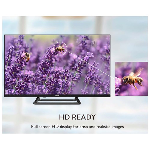 TV D-LED 81,2cm (32") QILIVE Q32HA232B HD Ready, Smart TV Android, TDT T2, WiFi, Bluetooth, USB, 3xHDMI.
