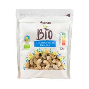 PRODUCTO ALCAMPO Bio Anacardos crudos ecológicos 125 g.