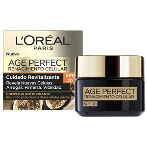 Imagen de L´ORÉAL PARIS Crema de día revitalizante con SPF 30 L´ORÉAL PARIS Age perfect 50 ml.