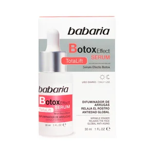 BABARIA Botox effect Sérum de uso diario con acción antiedad, para pieles maduras 30 ml.