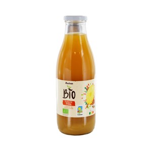 Producto Alcampo Bio Zumo de Piña Procedente de Agricultura Ecológica Bote 1 L. 1000 ML